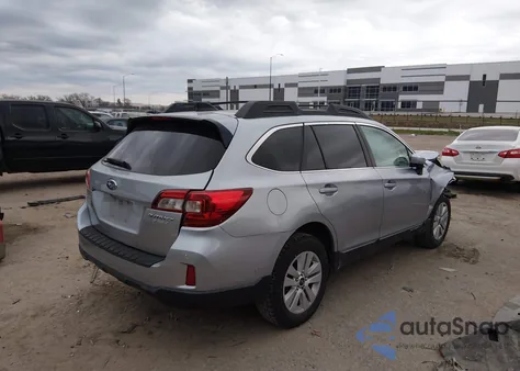 2016 Subaru Outback 2.5I Premium z USA, uszkodzony, nr VIN 4S4BSADC6G3272201